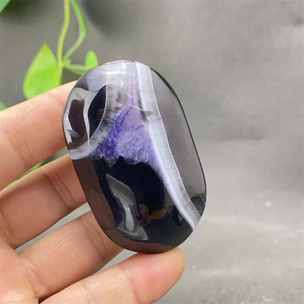 Purple Agate Pendant-ToShay.org