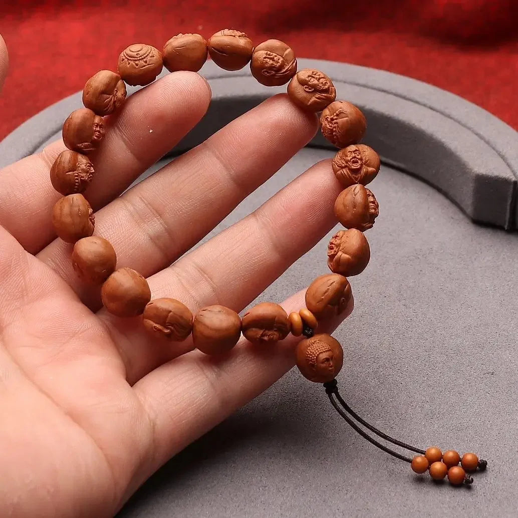 Brown Dragon Peach Pit Bracelets-ToShay.org