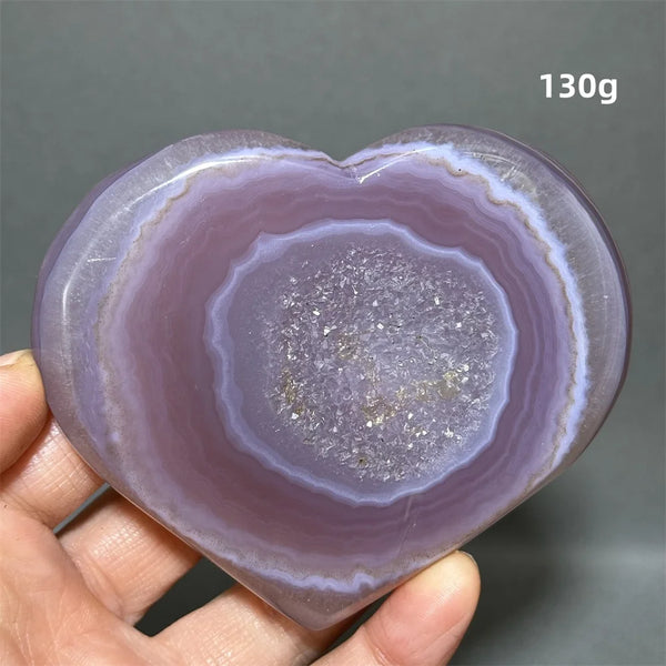Purple Agate Heart-ToShay.org