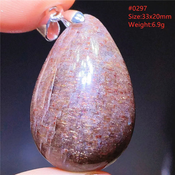 Red Blue Lolite Pendant-ToShay.org