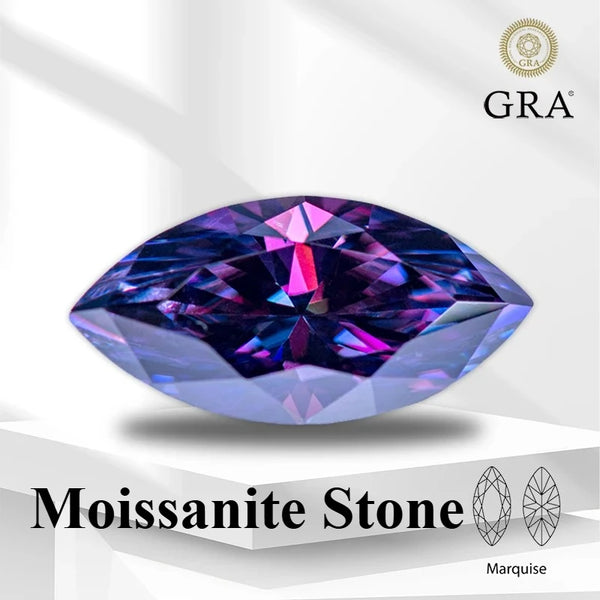 Purple Crystal Cut Diamond-ToShay.org