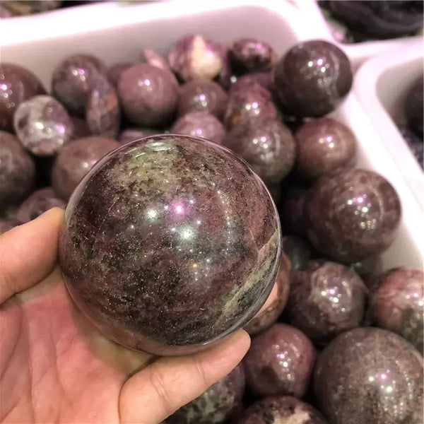 Red Garnet Crystal Balls-ToShay.org