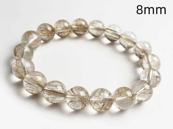 Silver Rutilated Quartz Bracelet-ToShay.org
