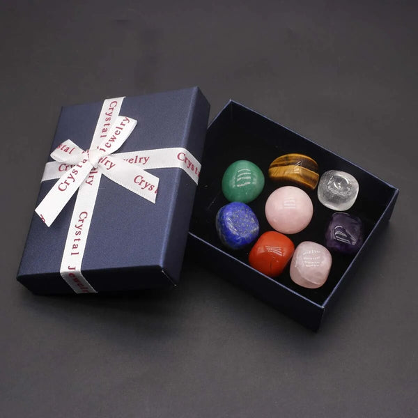 Mixed Tumbled Stones Gift Box-ToShay.org