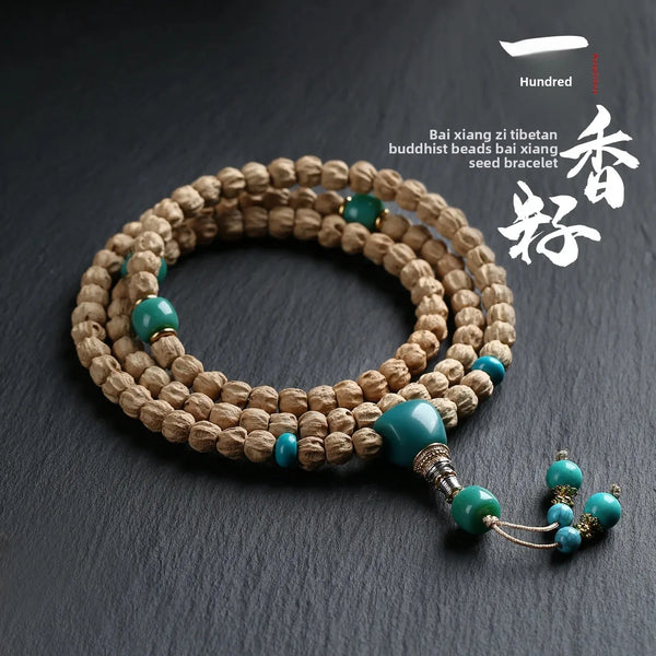 Brown Passion Seed Prayer Beads-ToShay.org