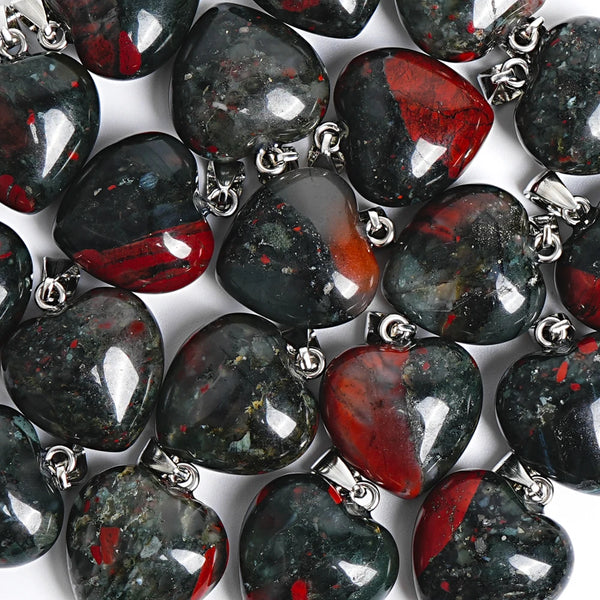 Green Blood Stone Heart-ToShay.org