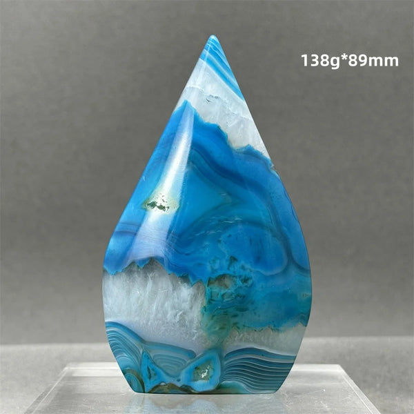 Blue Agate Torch-ToShay.org
