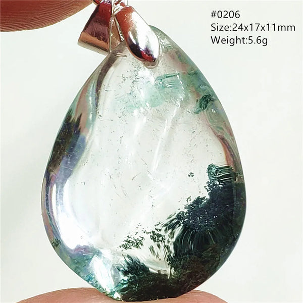 Green Phantom Quartz Pendant-ToShay.org