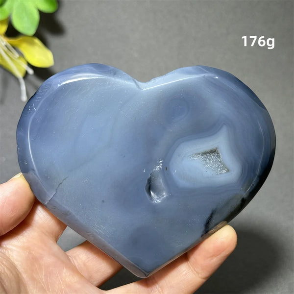 Purple Agate Geode Heart-ToShay.org