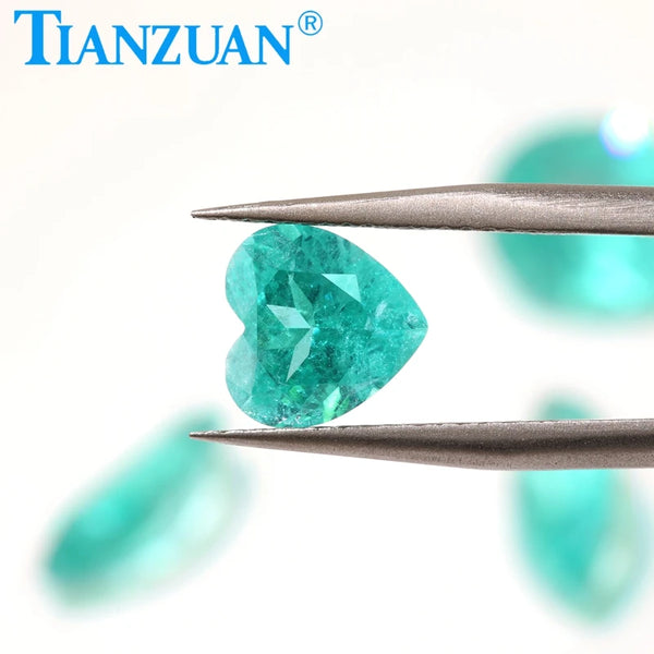Blue Paraiba Heart-ToShay.org