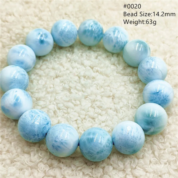 Blue Larimar Bead Bracelet-ToShay.org