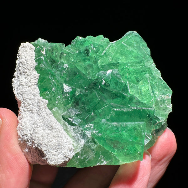 Green Fluorite Crystal Cluster-ToShay.org