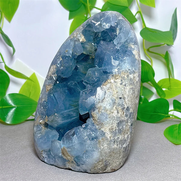 Blue Celestite Cluster-ToShay.org