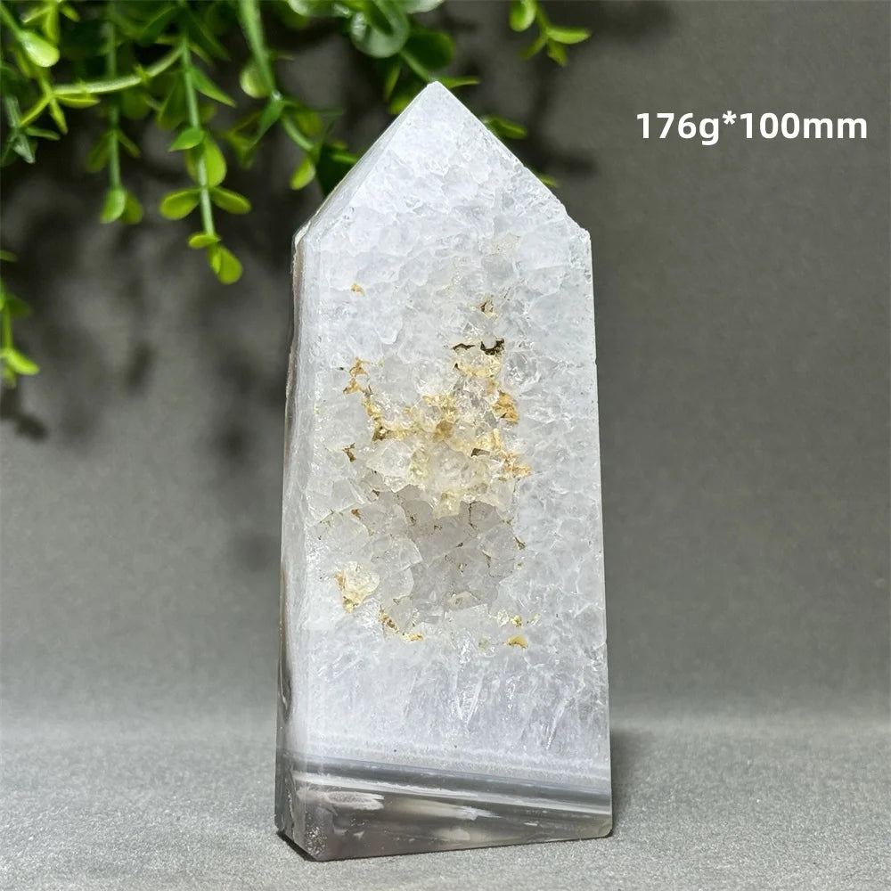 Green Aquatic Agate Tower-ToShay.org
