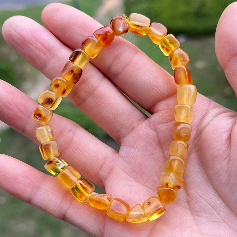 Yellow Amber Bracelet-ToShay.org