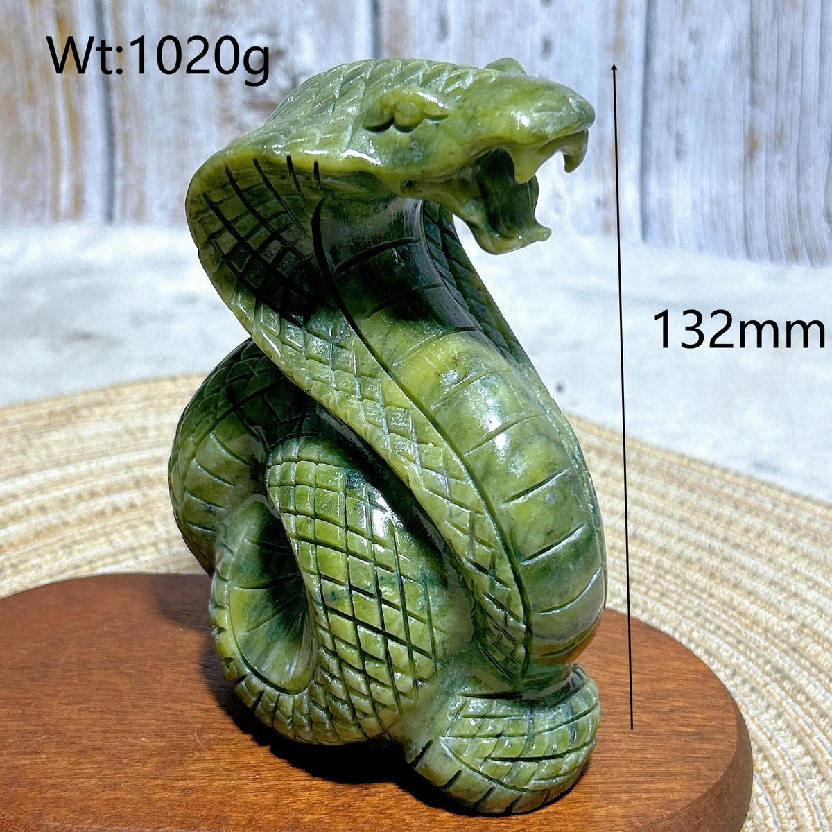 Green Jasper Cobra-ToShay.org