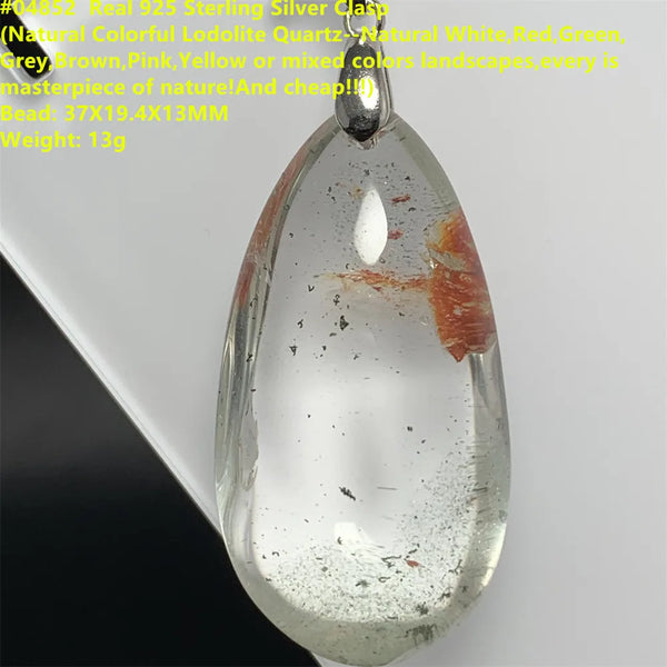 Black Rutilated Quartz Pendants-ToShay.org