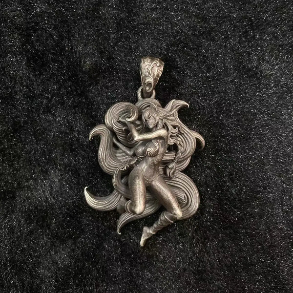 Silver Nine Tail Pendant-ToShay.org
