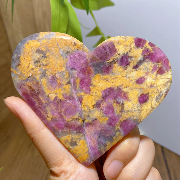 Pink Unicorn Tourmaline Heart-ToShay.org