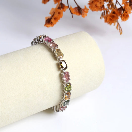 Mixed Tourmaline Bracelet-ToShay.org