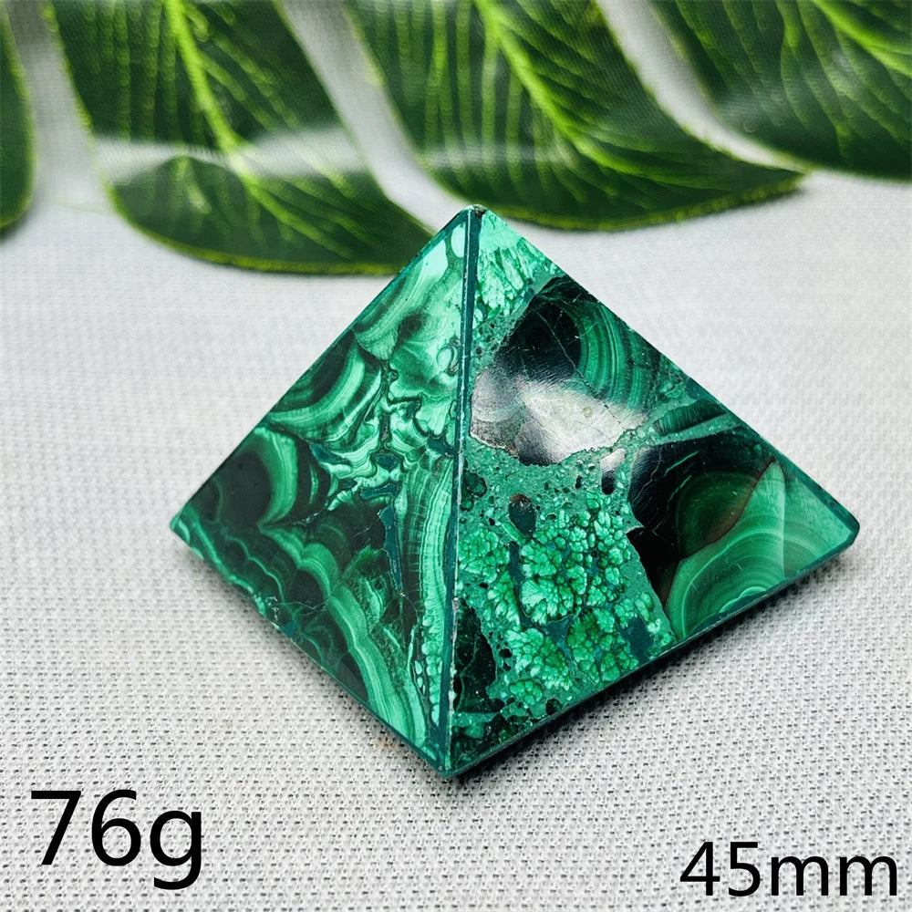 Green Malachite Pyramid-ToShay.org