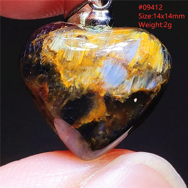 Blue Pietersite Chatoyant Pendant-ToShay.org