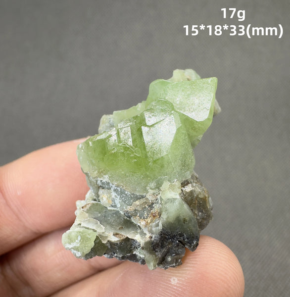Green Peridot Olivine Crystal-ToShay.org