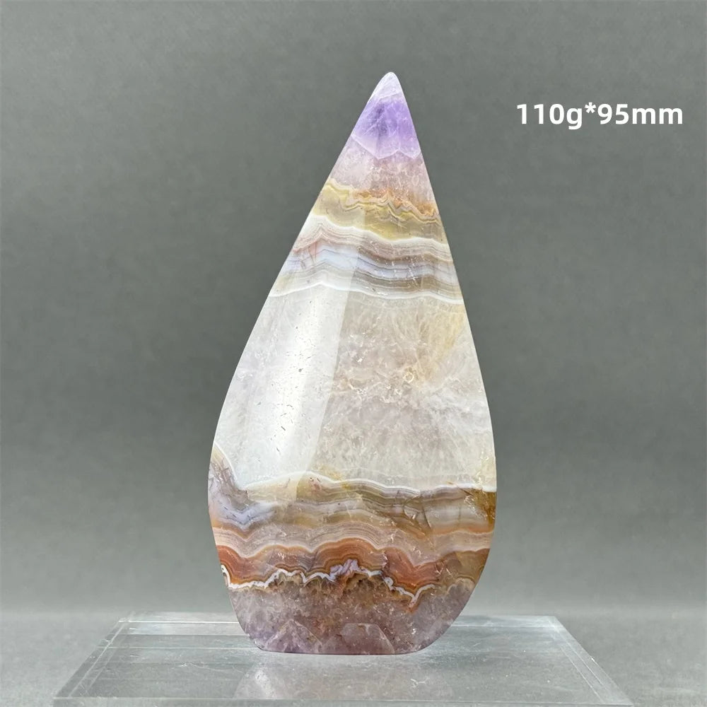 Purple Amethyst Agate Torch-ToShay.org