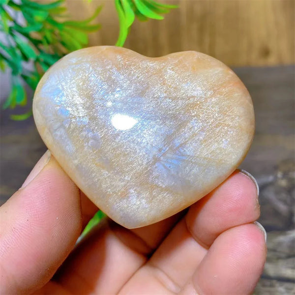 Orange Moonstone Heart-ToShay.org