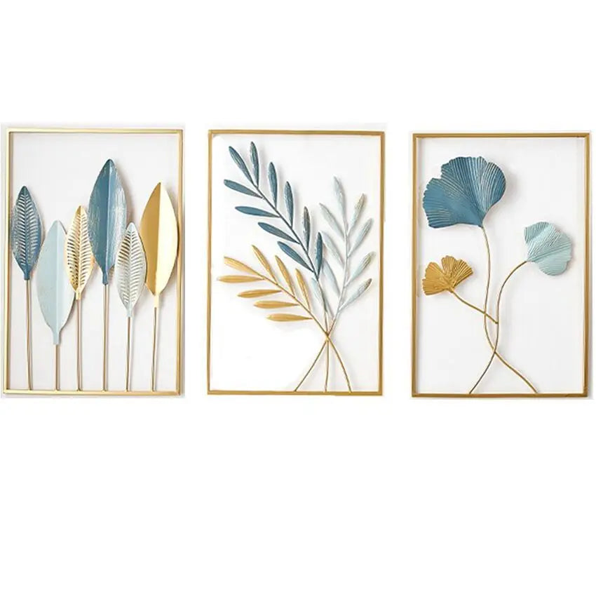 Wrought Iron Leaf Wall Art-ToShay.org