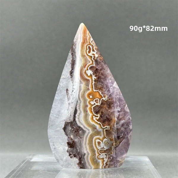 Purple Amethyst Agate Torch-ToShay.org