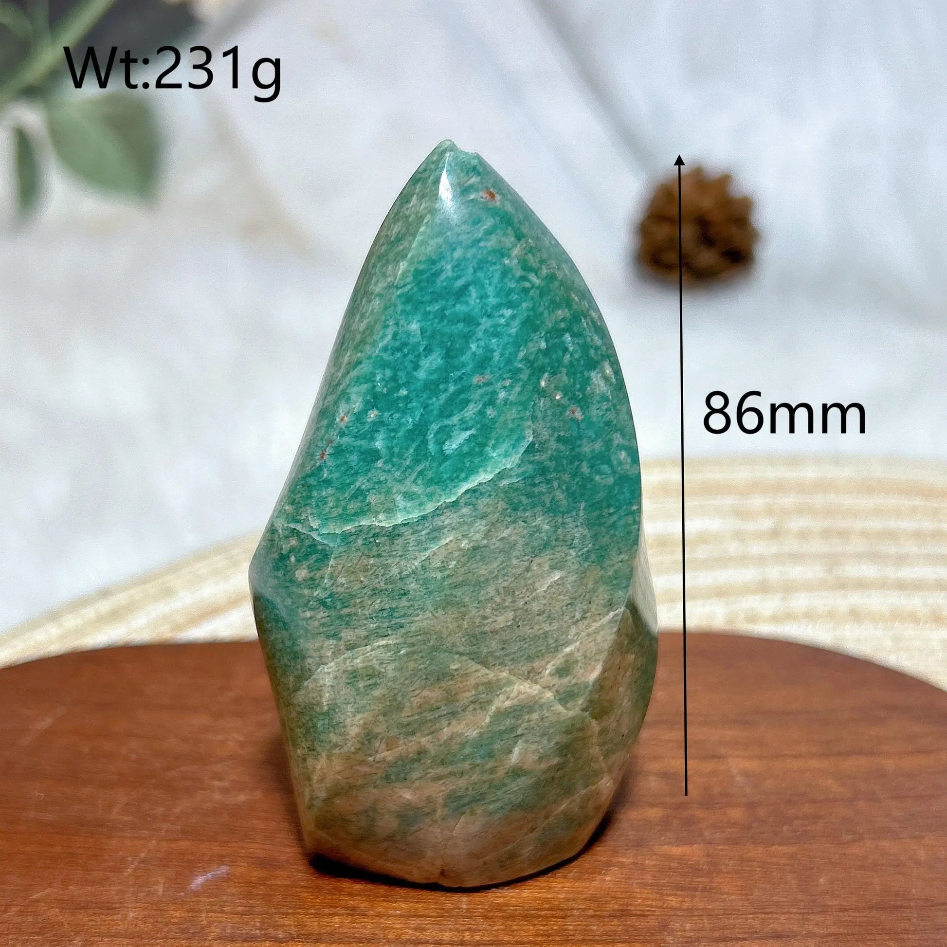 Blue Amazonite Flame-ToShay.org