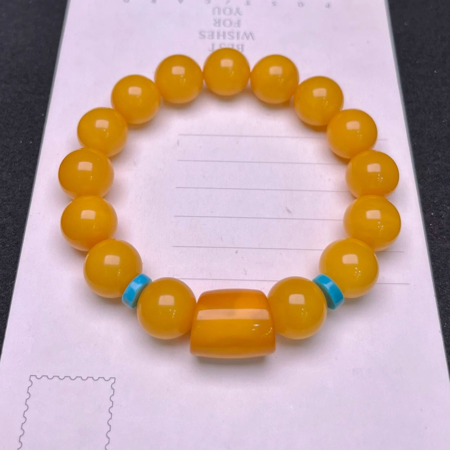 Orange Amber Bracelet-ToShay.org
