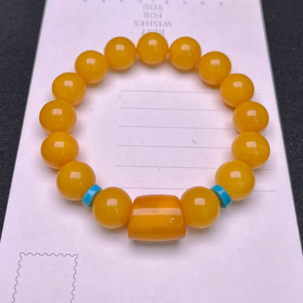 Orange Amber Bracelet-ToShay.org