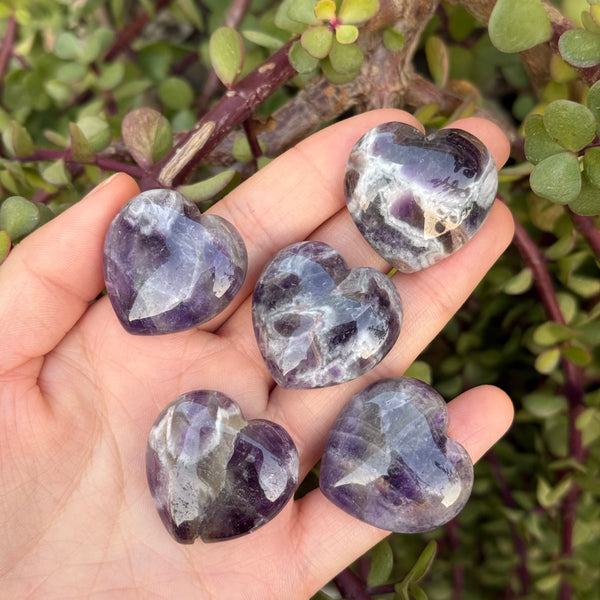 Purple Dream Amethyst Hearts-ToShay.org