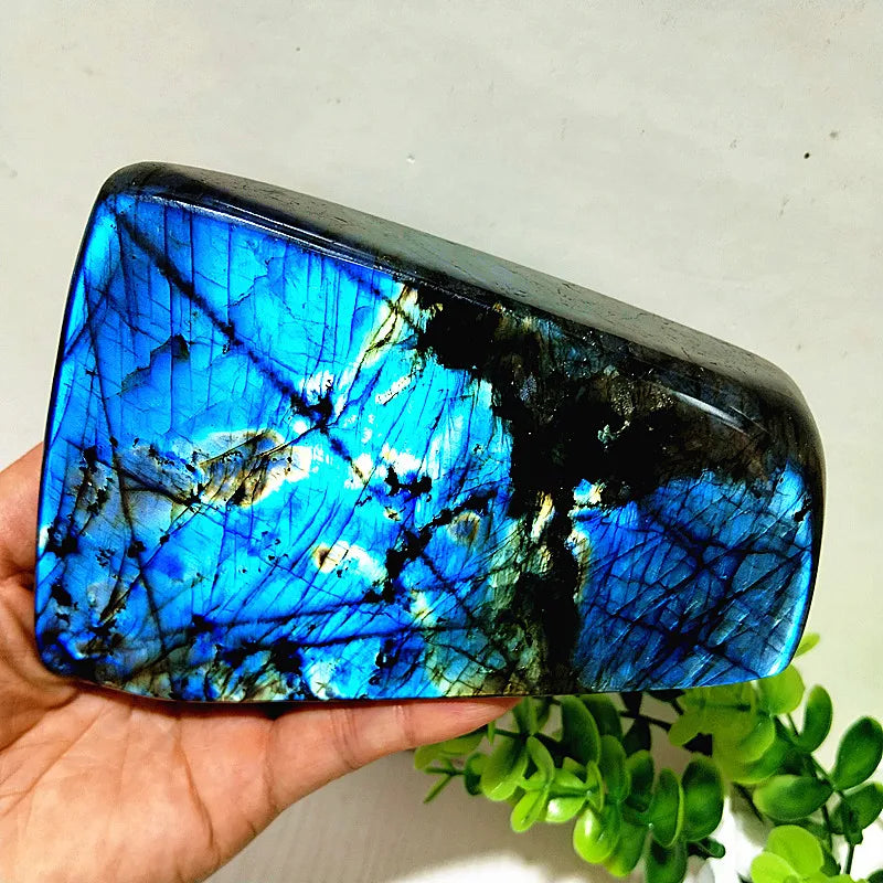 Blue Labradorite Crystal-ToShay.org