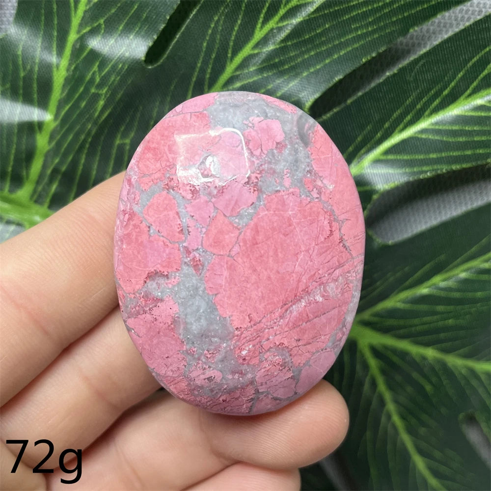 Pink Peach Jade Palm Stone-ToShay.org