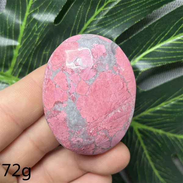 Pink Peach Jade Palm Stone-ToShay.org