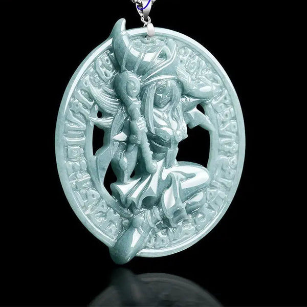 Blue Jadeite Pendant-ToShay.org