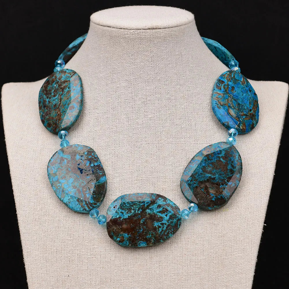 Blue Ocean Jasper Slab Beads-ToShay.org