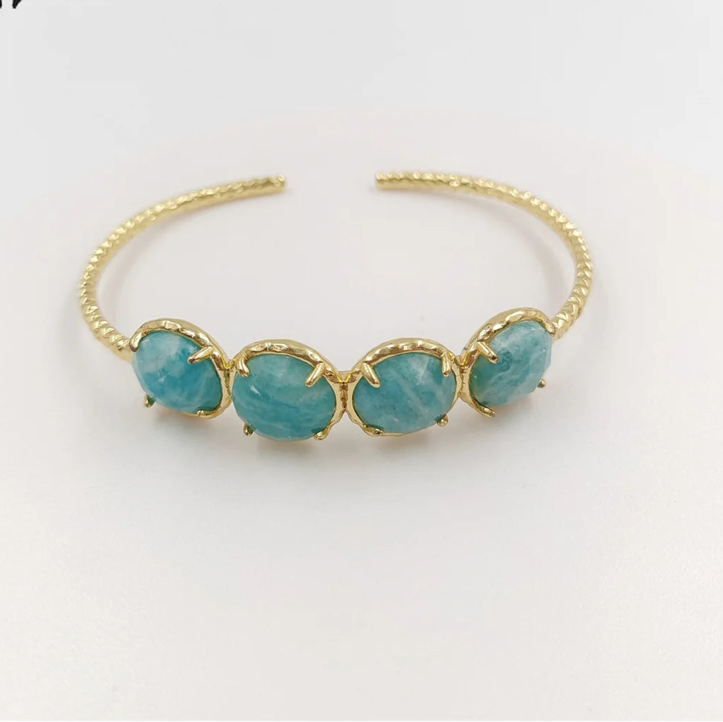 Mixed Crystal Cuff Bracelets-ToShay.org