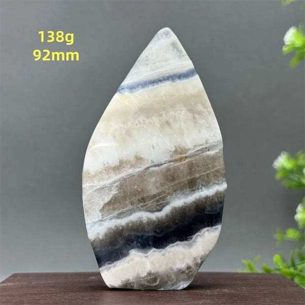 White Fluorite Agate Flame-ToShay.org