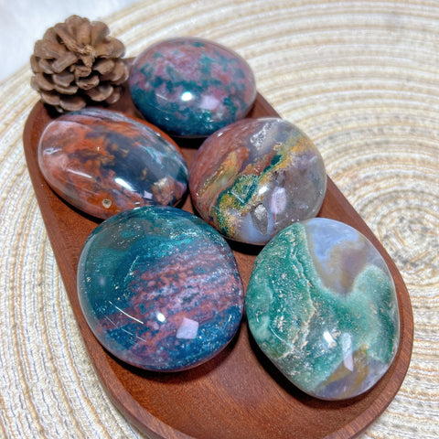 Ocean Jasper Palm Stone-ToShay.org