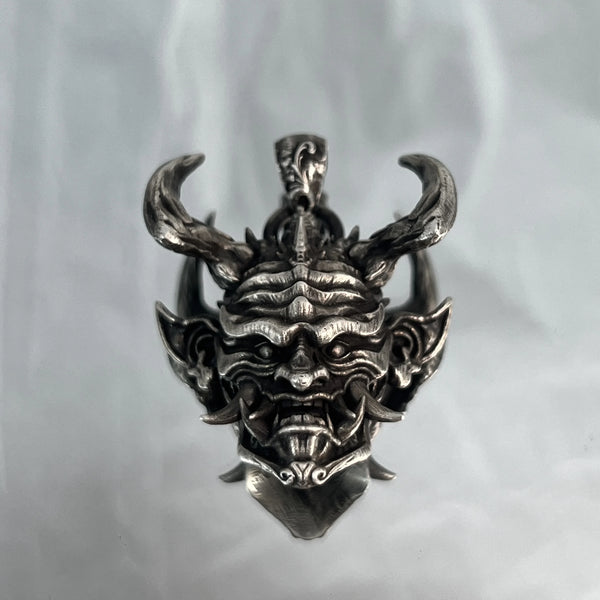 Silver Prajna Warrior Pendant-ToShay.org