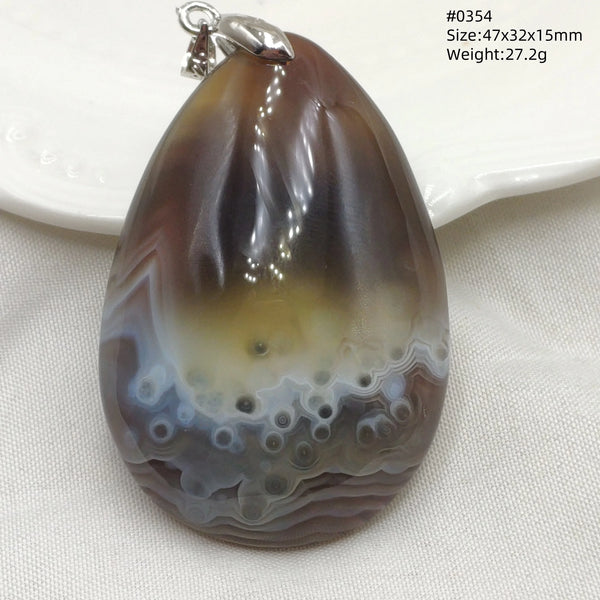 Red Lace Agate Pendant-ToShay.org