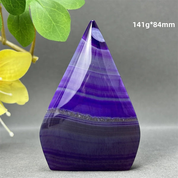 Purple Agate Torch-ToShay.org