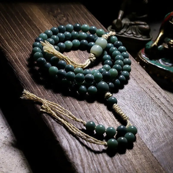 Wood Bodhi Root Mala-ToShay.org