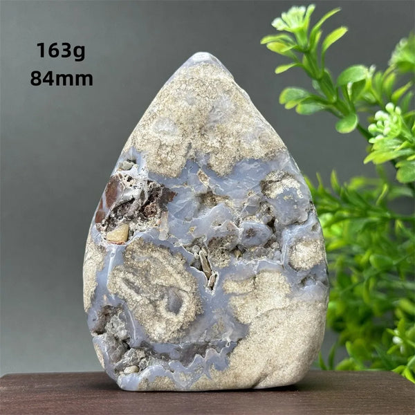 Blue Cherry Blossom Agate Torch-ToShay.org