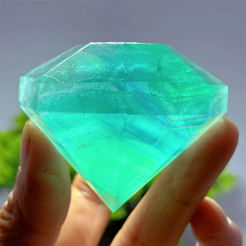 Rainbow Fluorite Diamond-ToShay.org