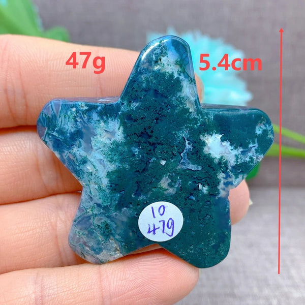 Green Moss Agate Star-ToShay.org